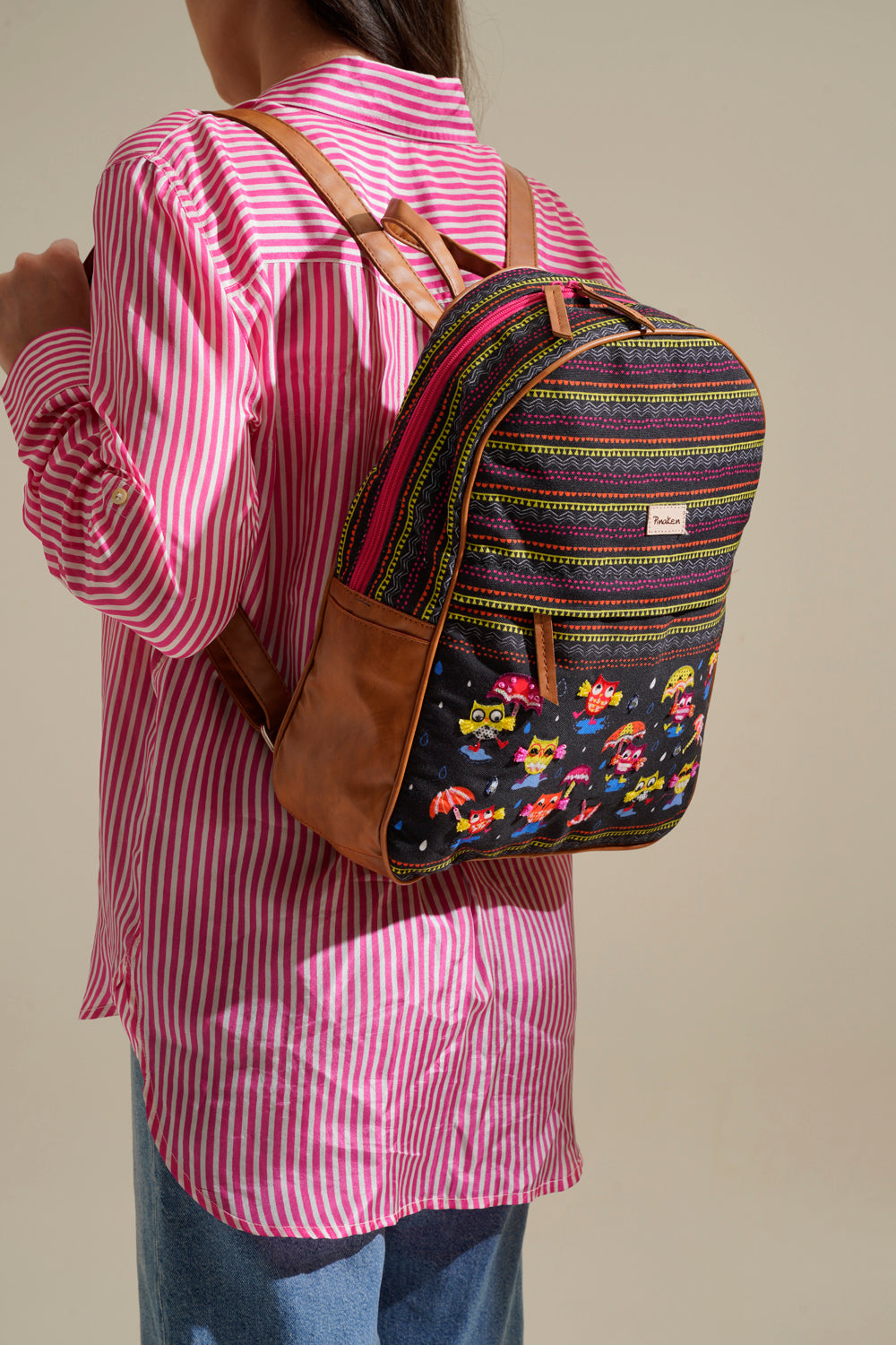 Funky Owl Back Pack Large