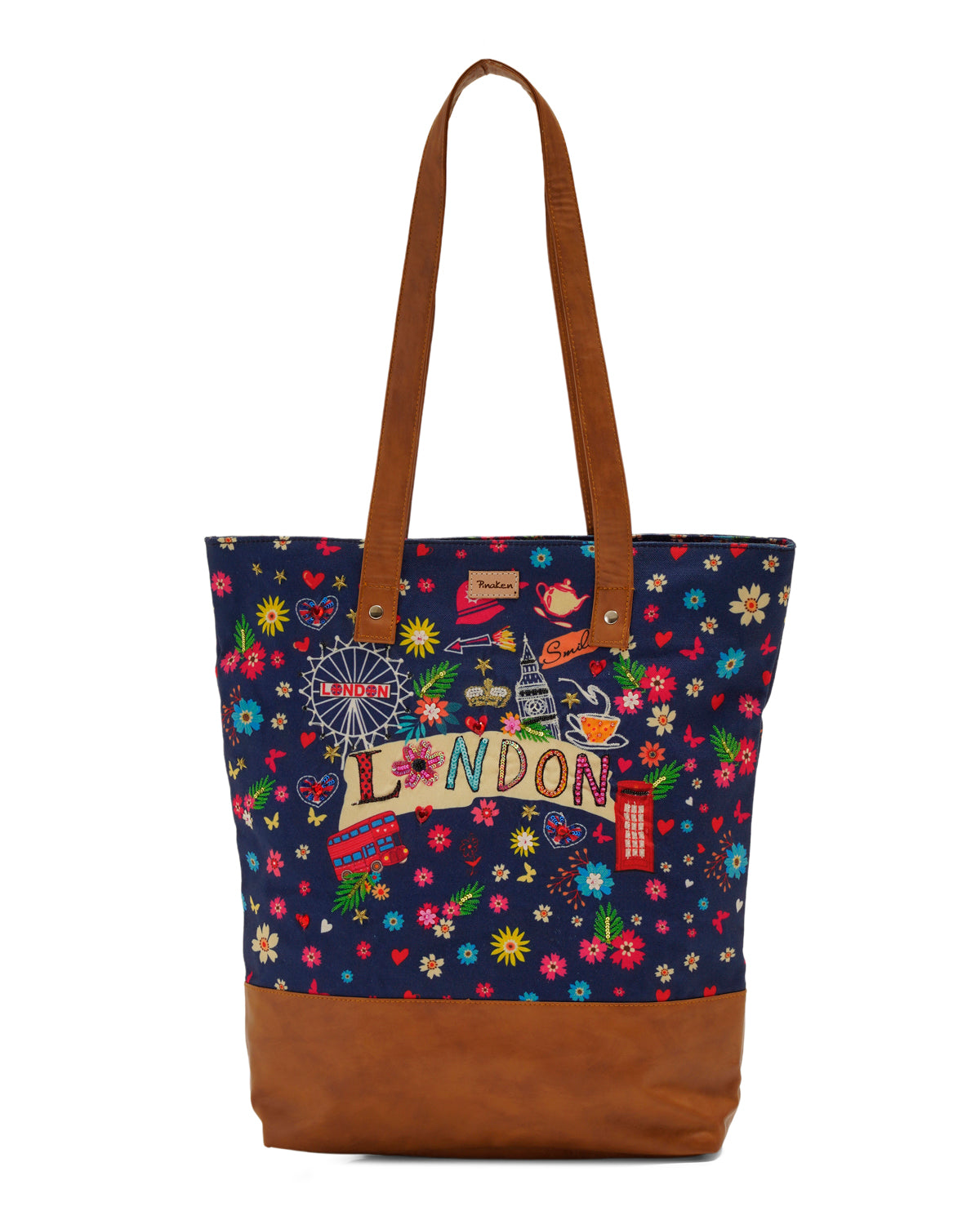 Love London Totebag Pu Bottom