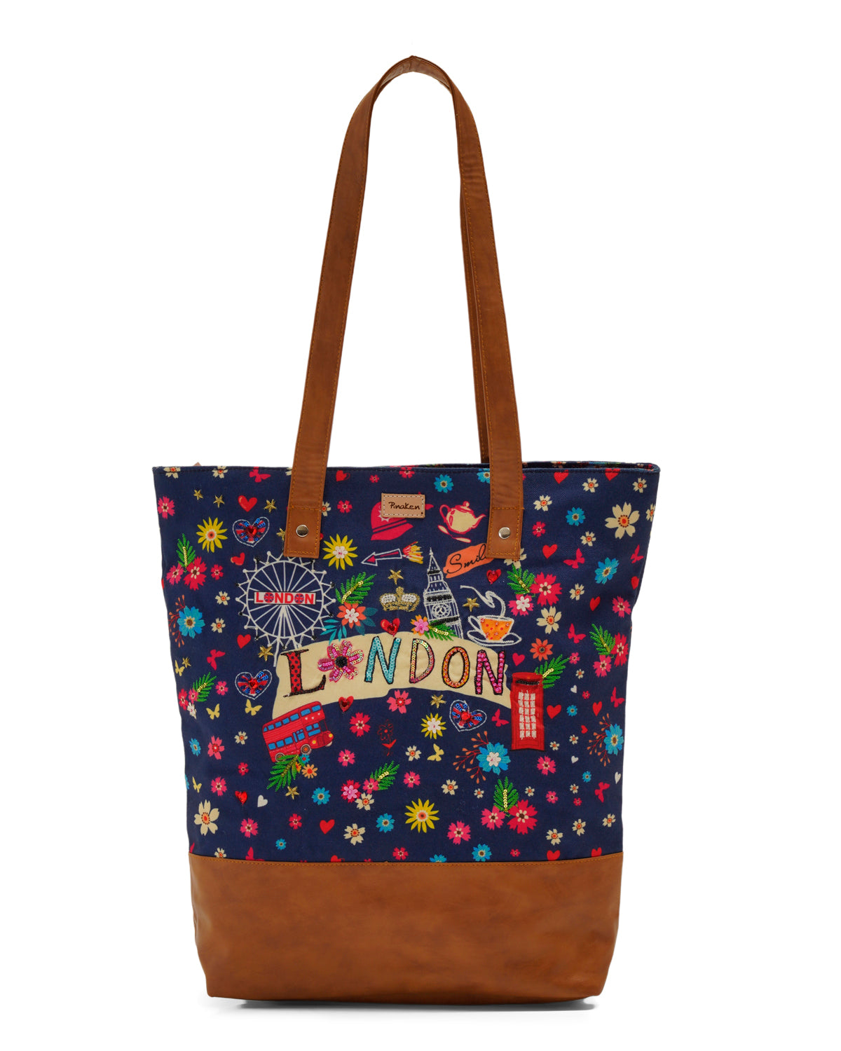 Love London Totebag Pu Bottom