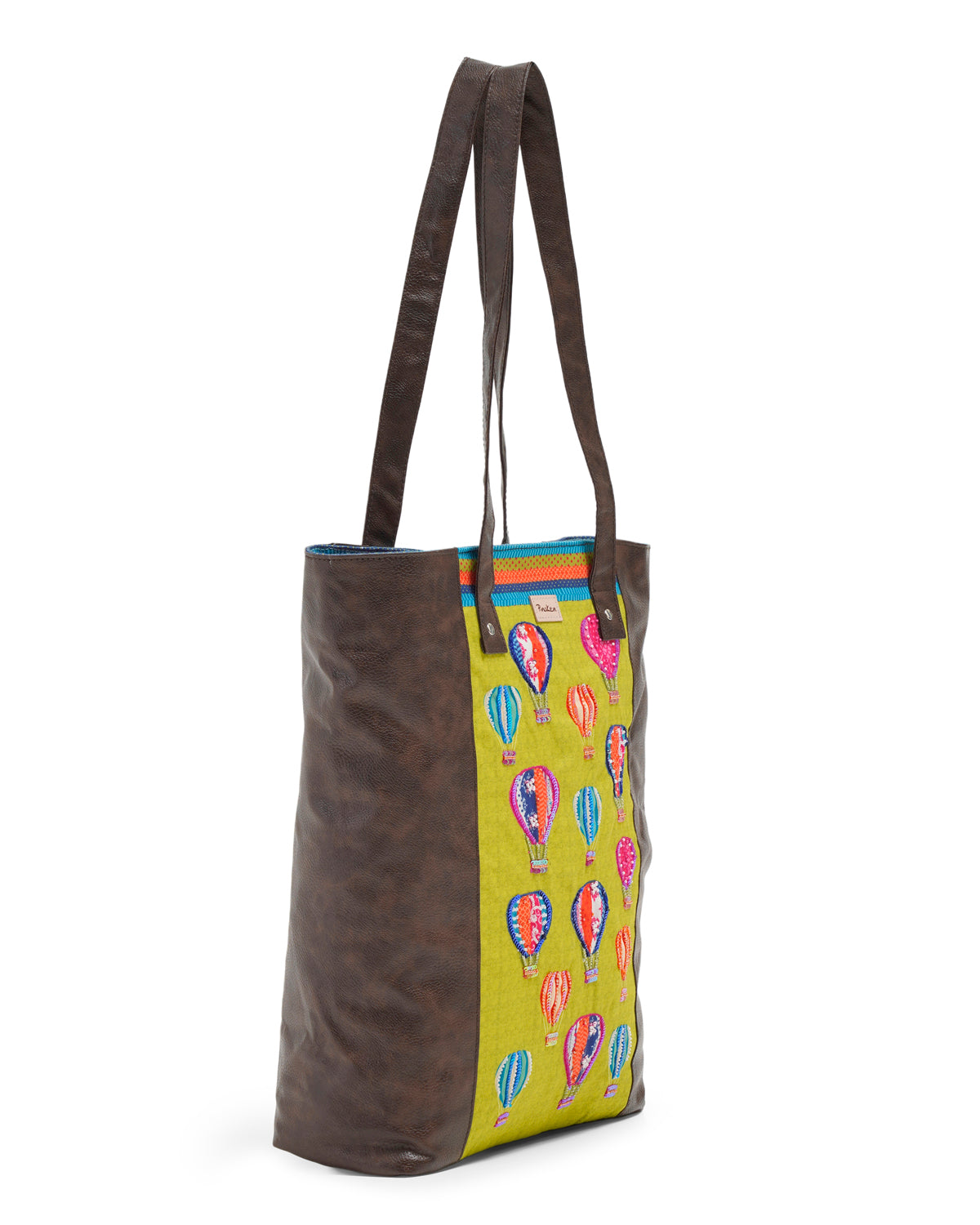 Hot Air Ballon Pu Side Tote bag