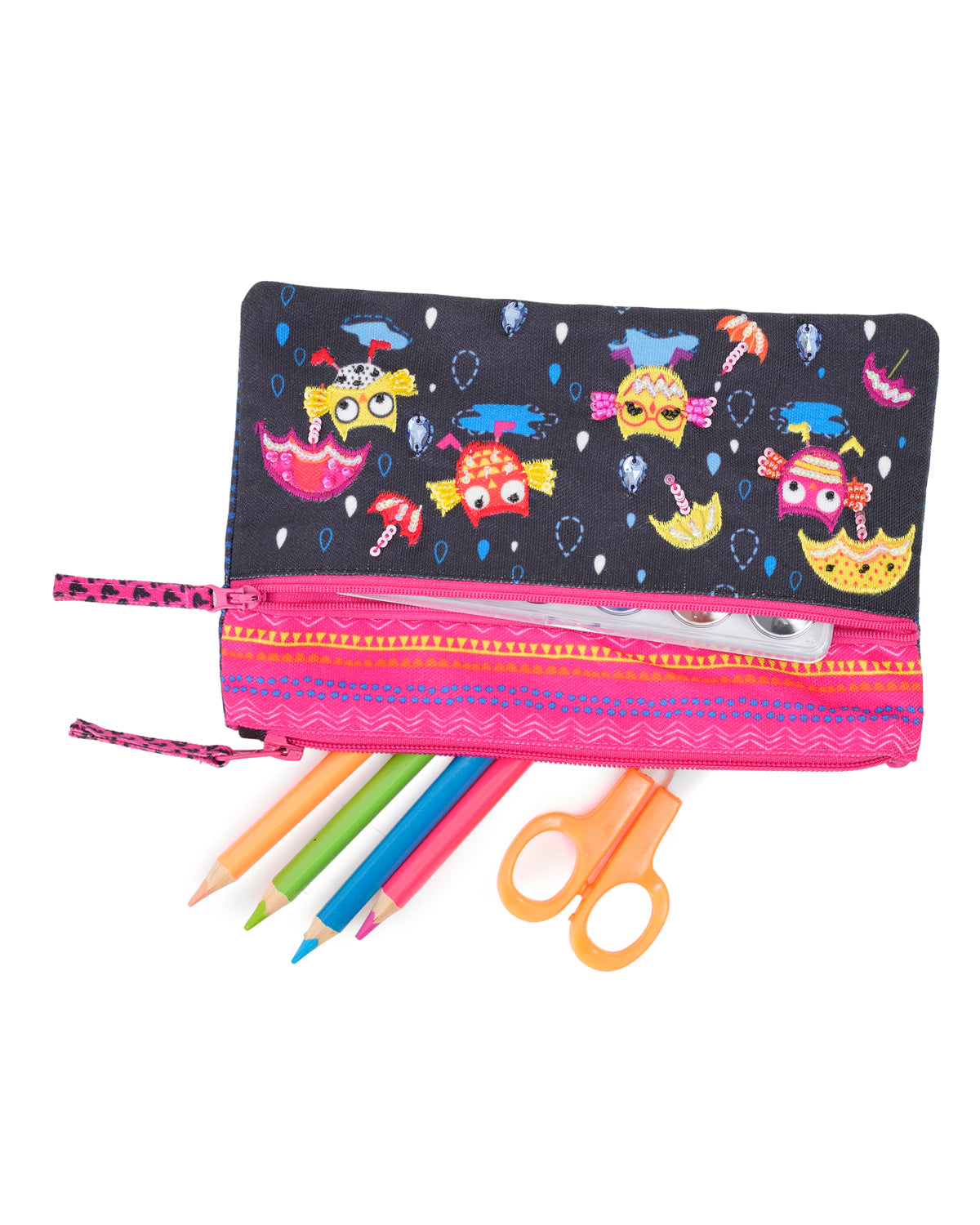 Funky Owl Two Zipper