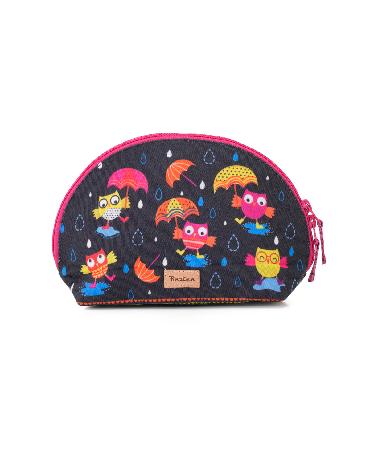 Funky Owl Cosmetic Bag Halfmoon