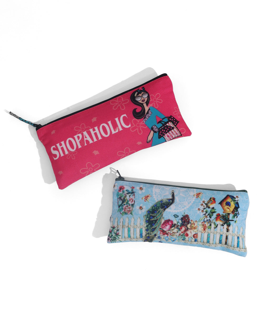 SET OF 2 COMBO PENCIL POUCH