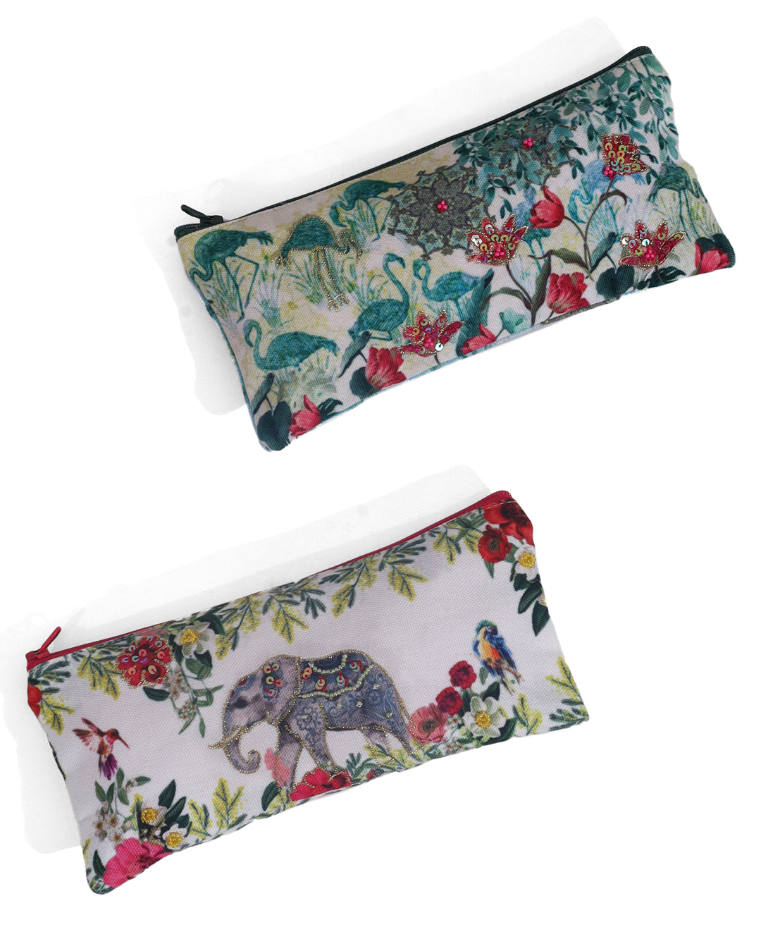 SET OF 2 COMBO PENCIL POUCH