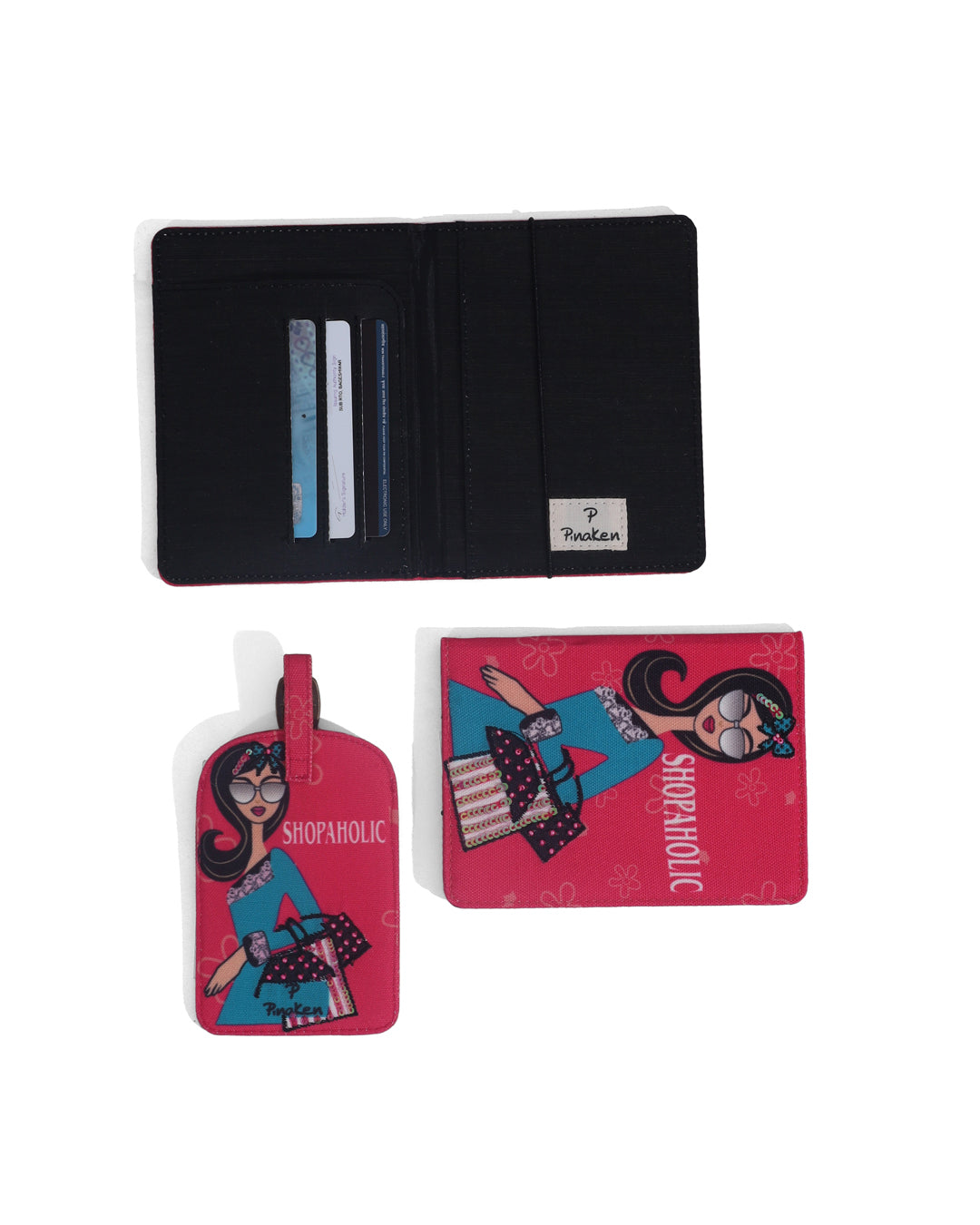 PASSPORT HOLDER * Luggage Tag Set of 2