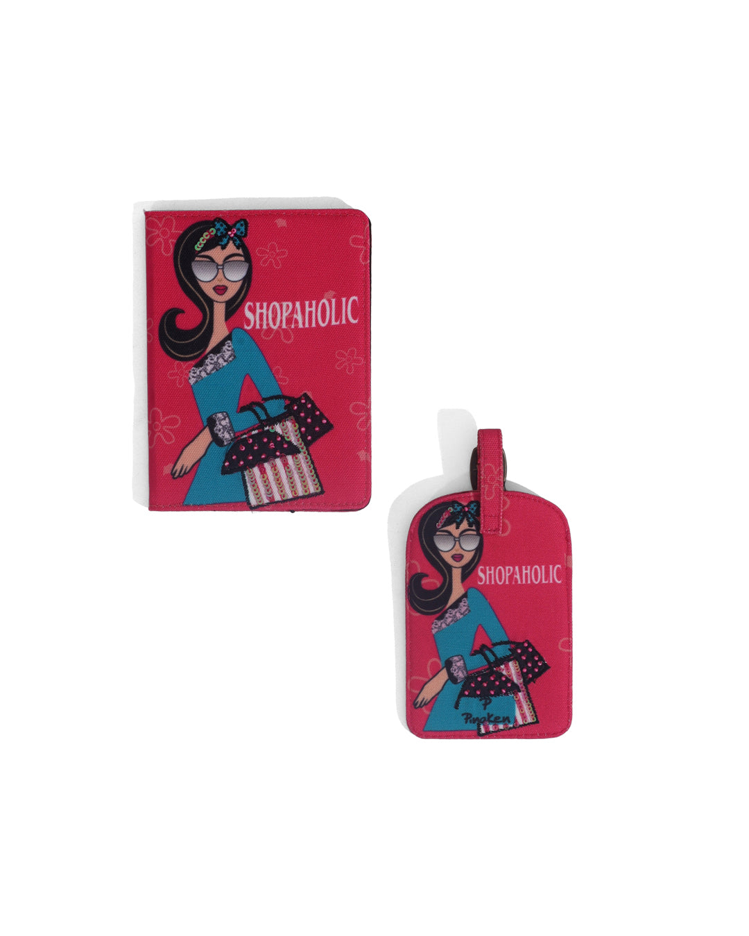 PASSPORT HOLDER * Luggage Tag Set of 2