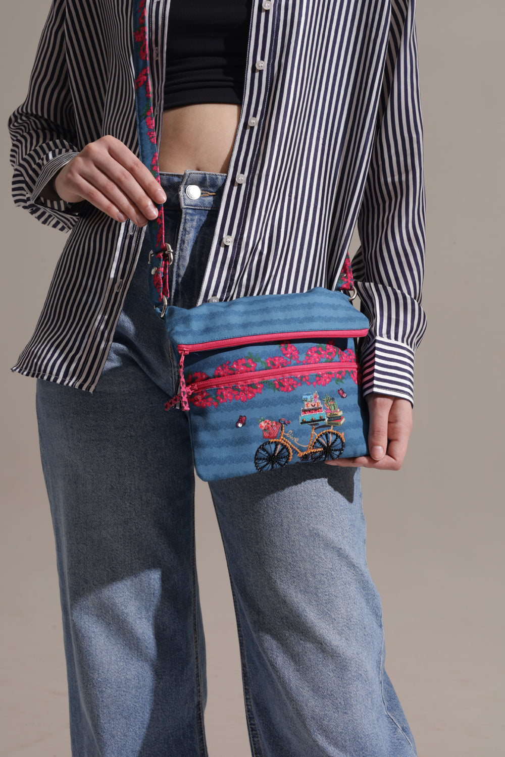 Back To School Folded Sling Bag