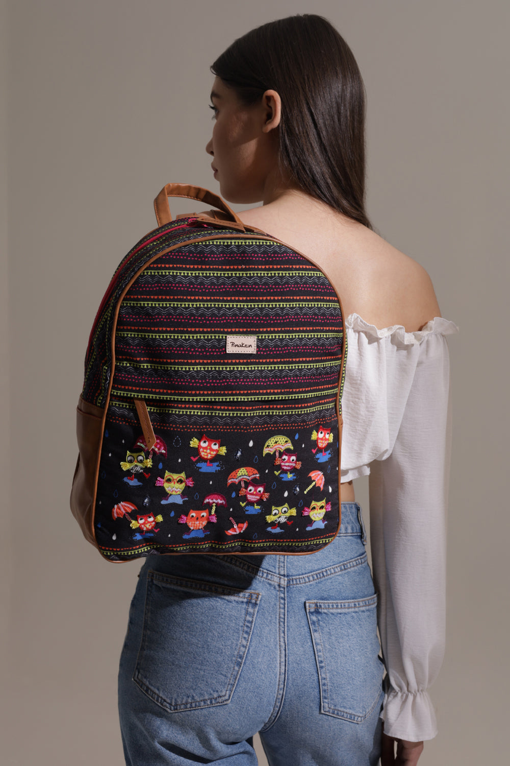 Funky Owl Back Pack Large