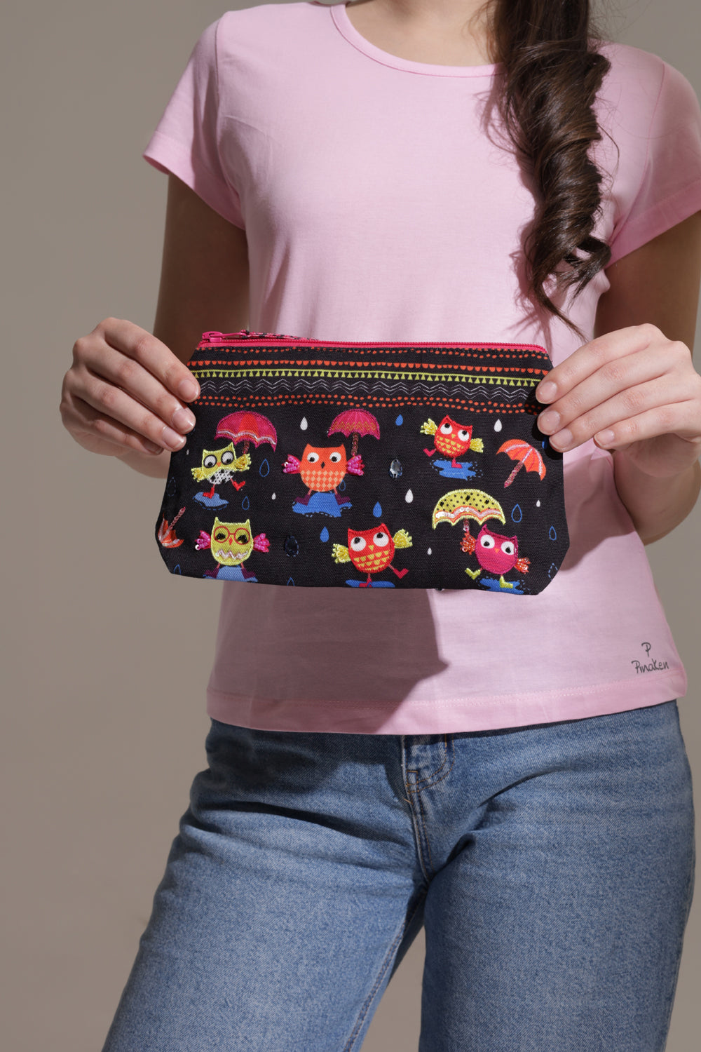Funky Owl Cosmetic Bag