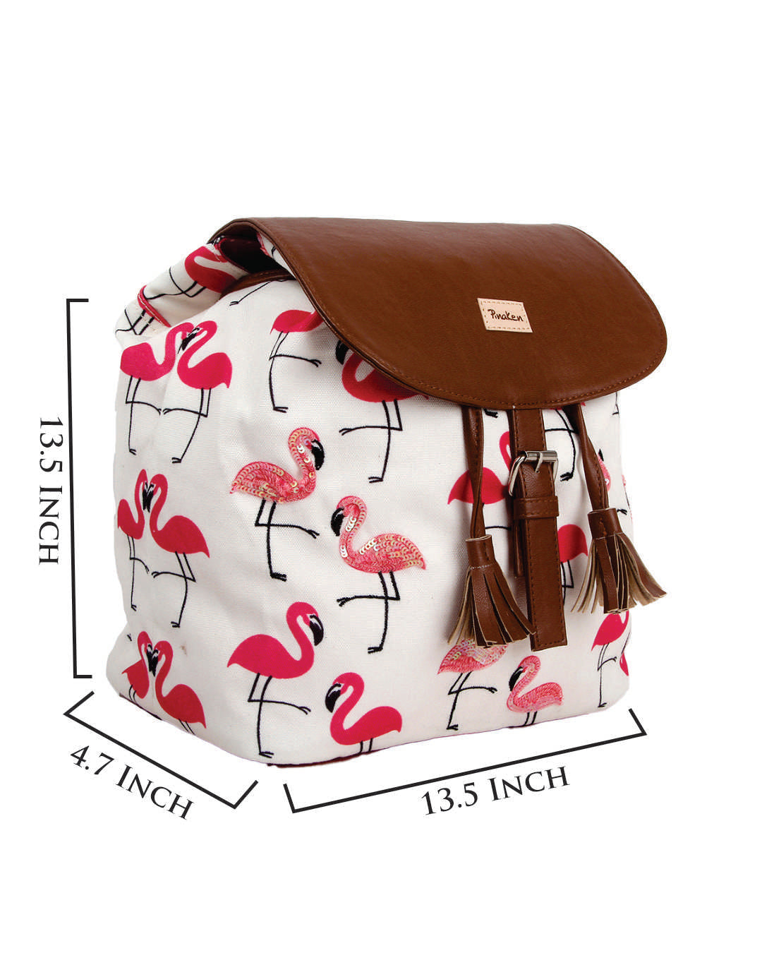 Flemingo Blush Drawstring Bag Pack
