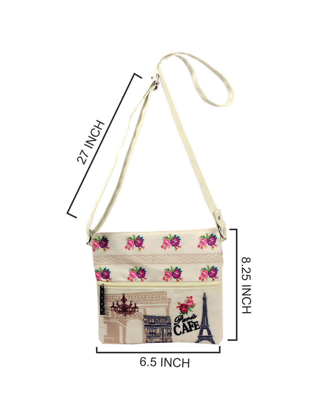 Paris Café Folded Sling Bag