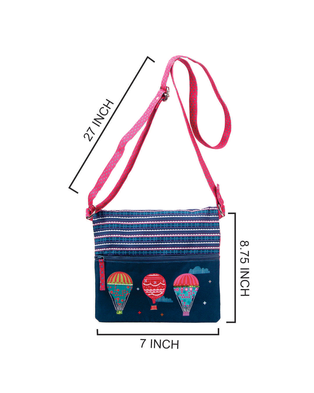 High On Happiness Folded Sling Bag