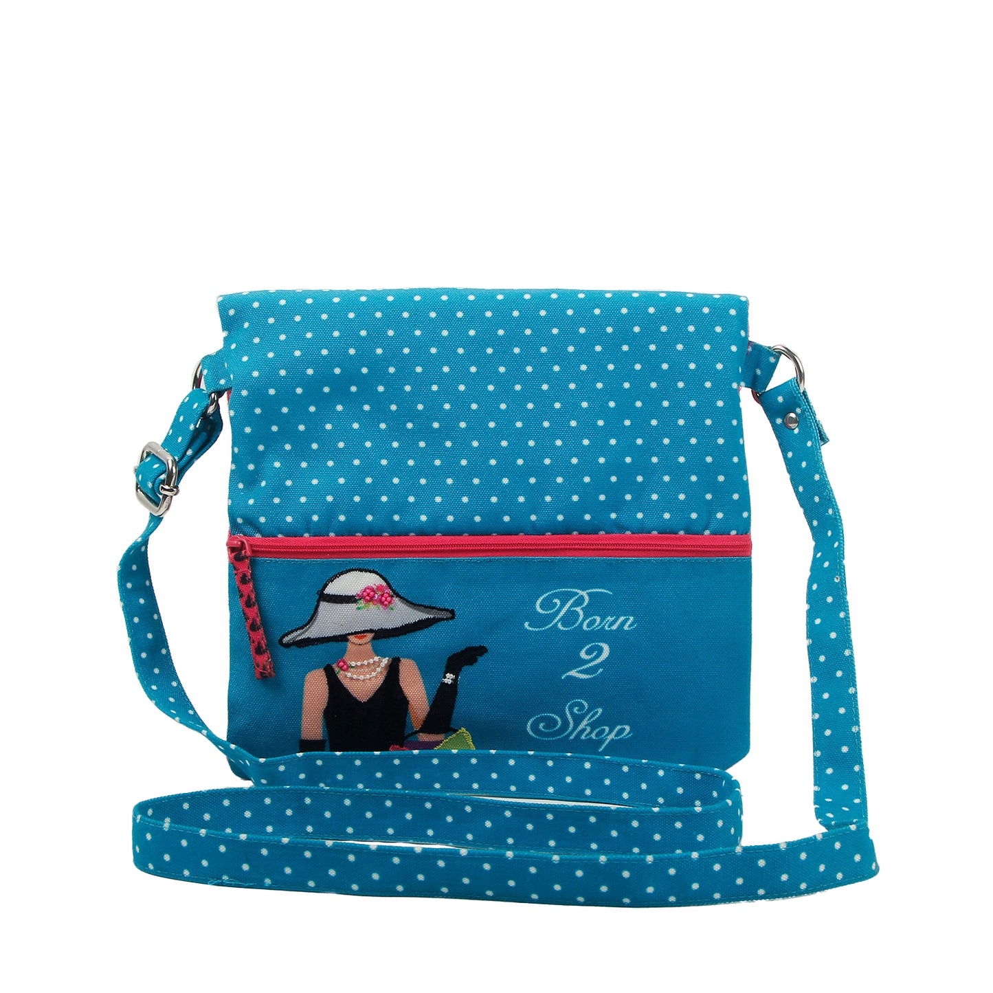 Born To Shop Folded Sling Bag