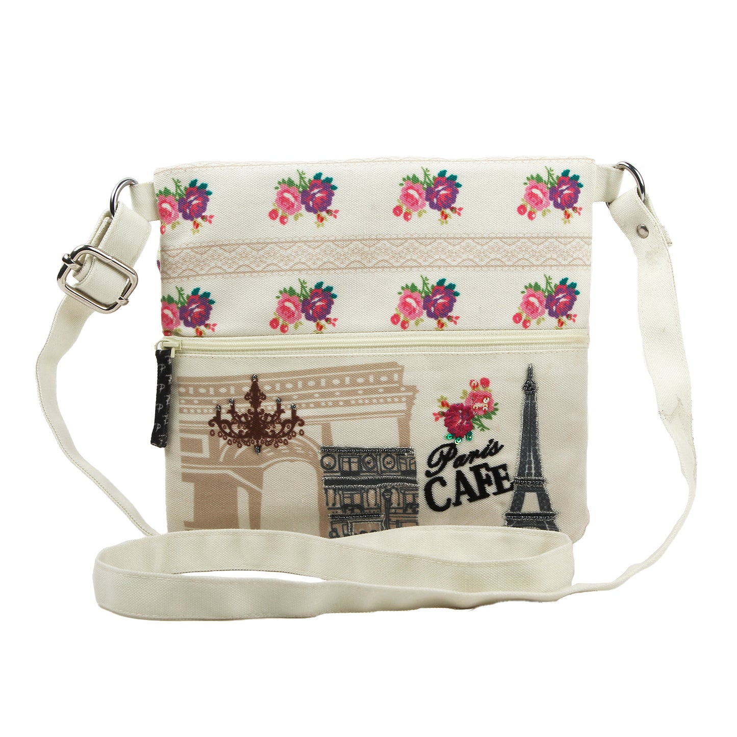 Paris Café Folded Sling Bag