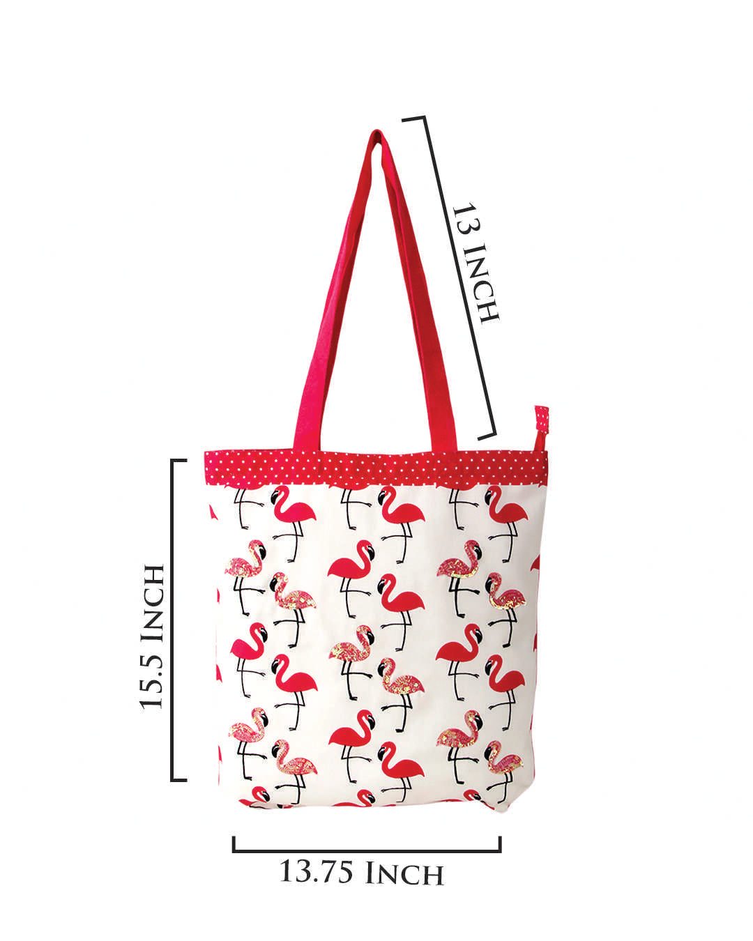 Flemingo Blush Tote Bag Niwad Handle