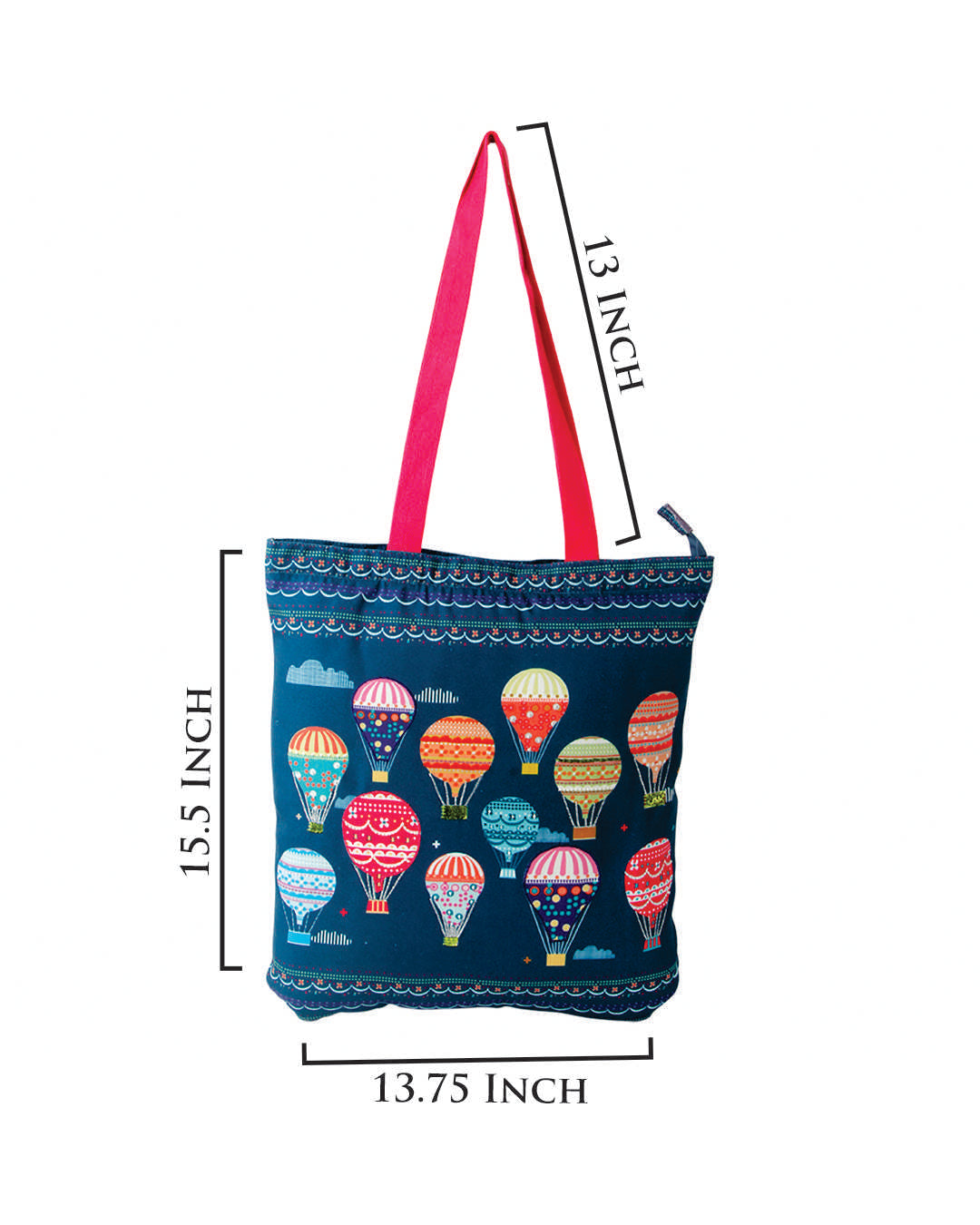 High On Happiness Tote Bag Niwad Handle