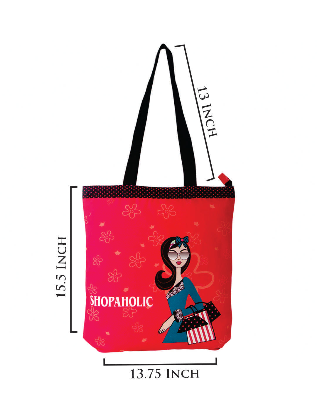 Shopaholic Tote Bag Niwad Handle