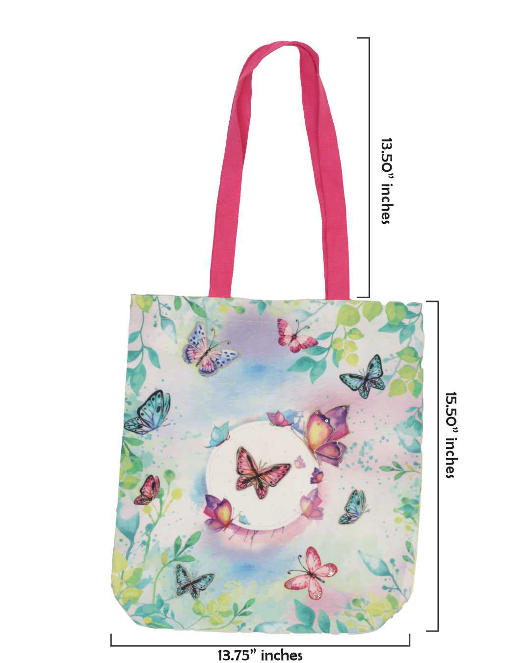Papillion Tote bag Cotton Handle
