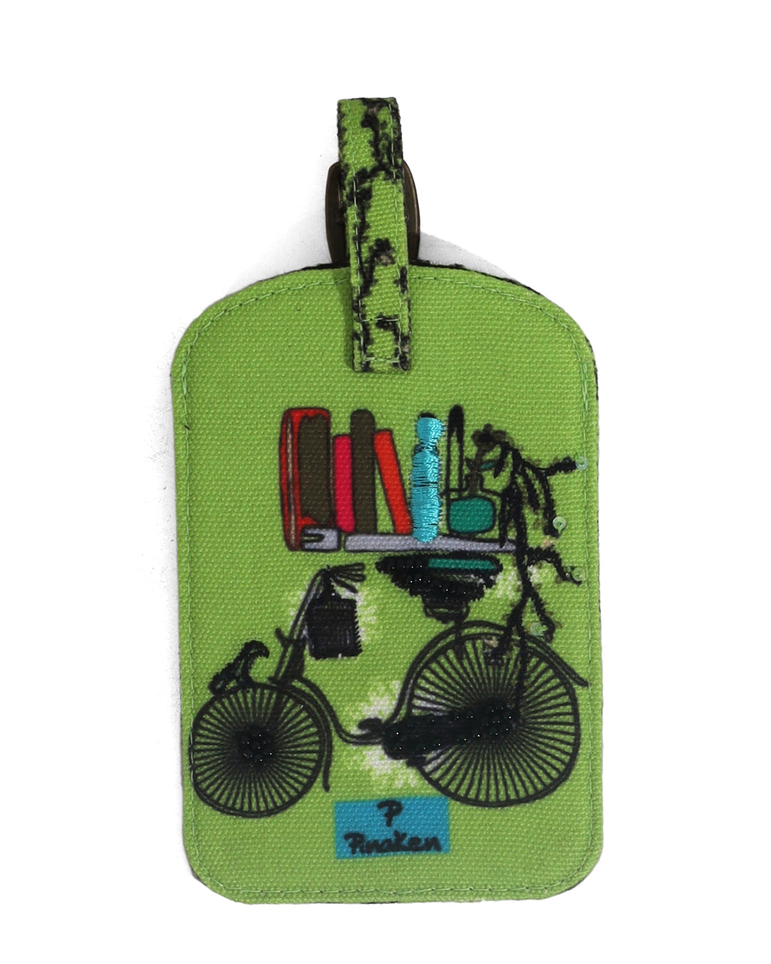 BRAIN BRIDGE CYCLE LUGGAGE TAG Set of 2