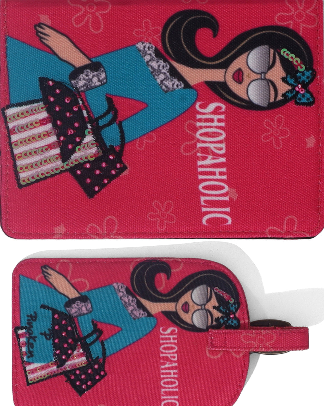 PASSPORT HOLDER * Luggage Tag Set of 2