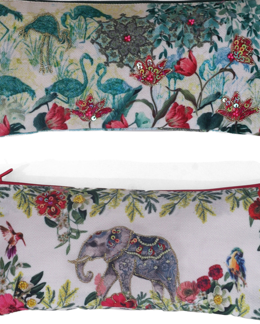 SET OF 2 COMBO PENCIL POUCH