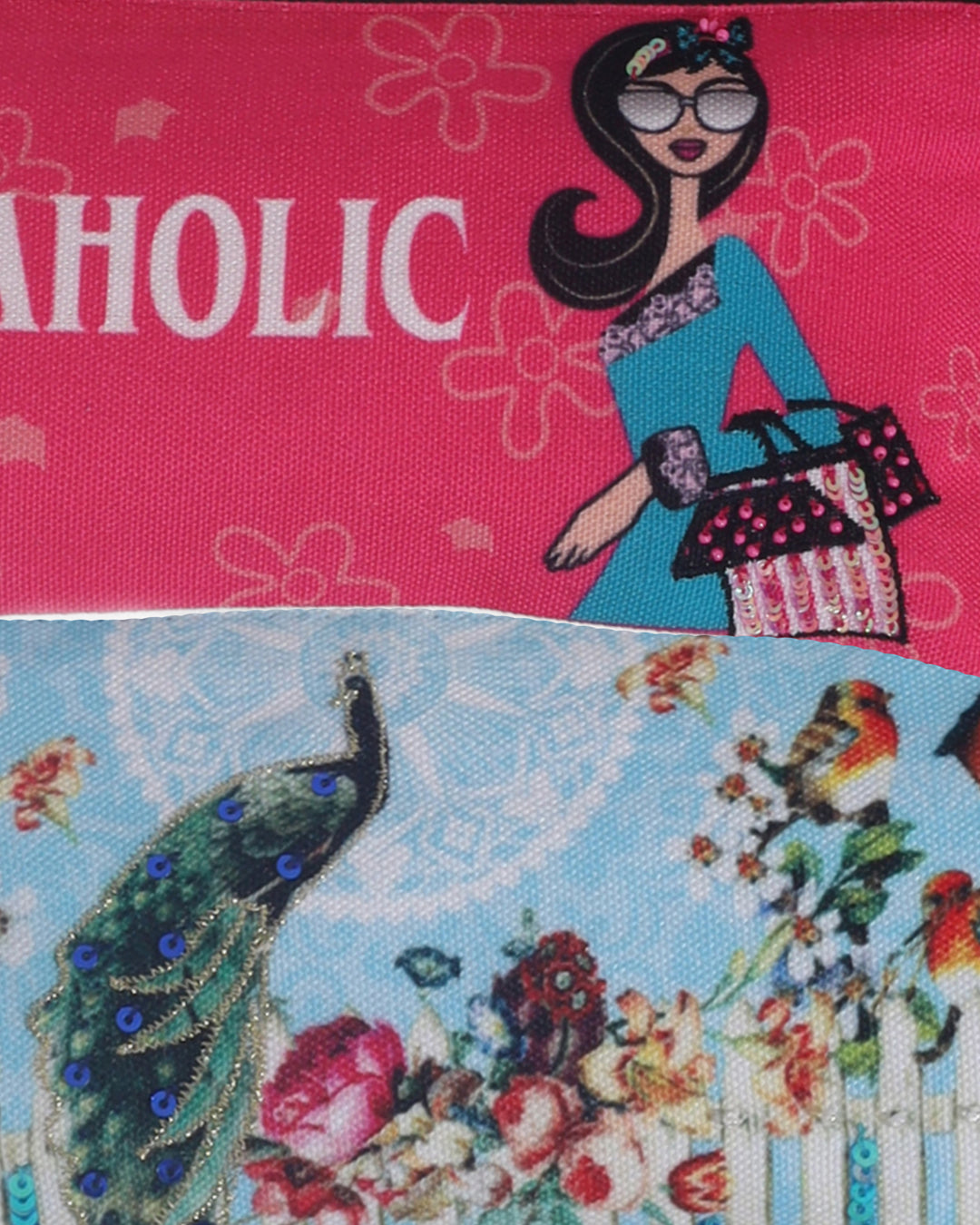SET OF 2 COMBO PENCIL POUCH