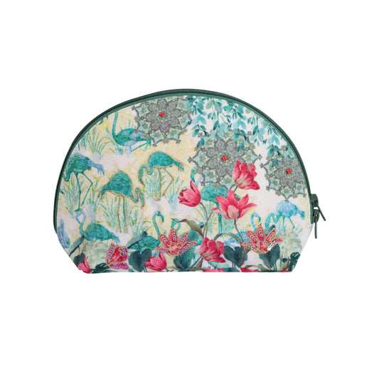 Blooming Wetland Cosmetic Pouch