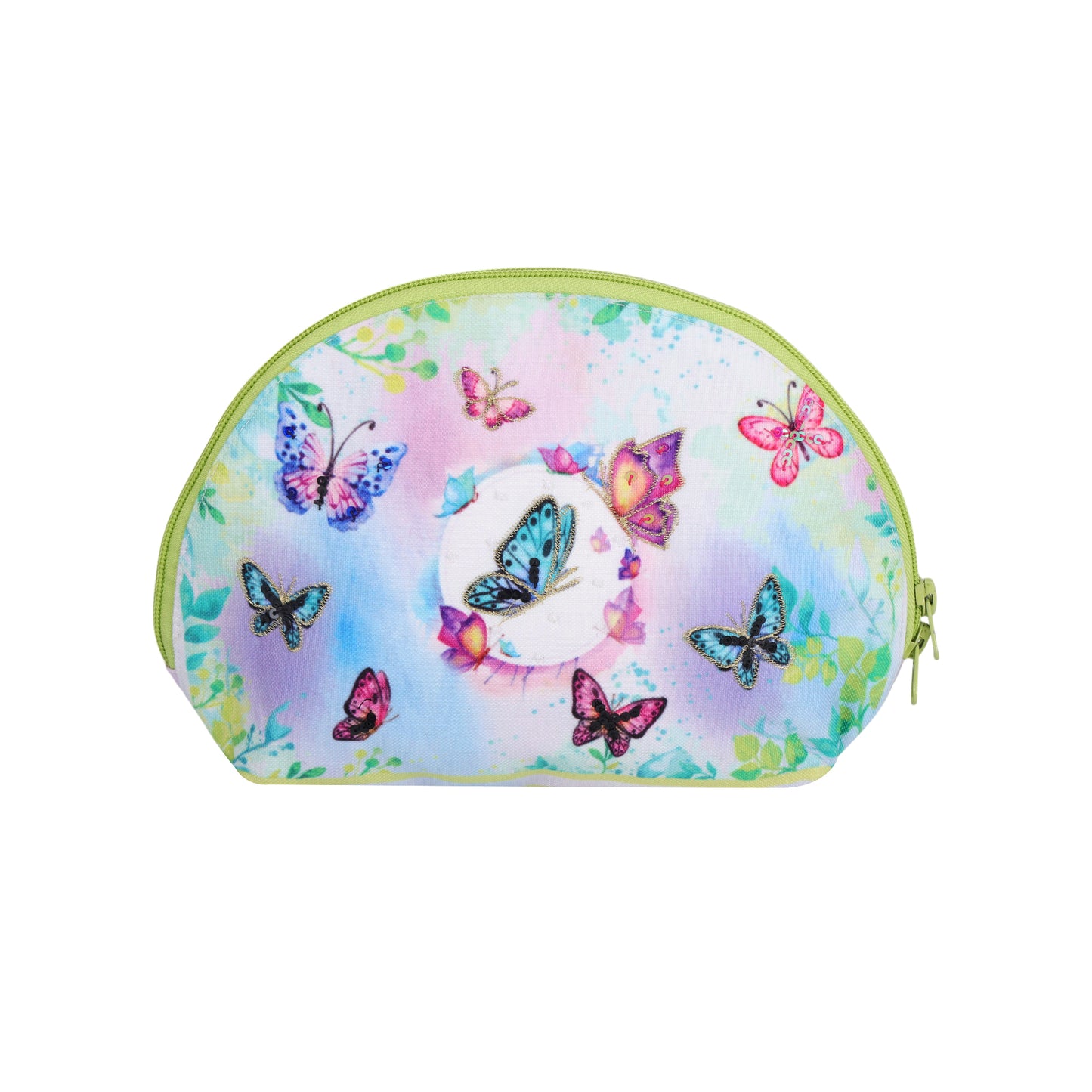 Enchanted Butterfly Garden Cosmetic Pouch