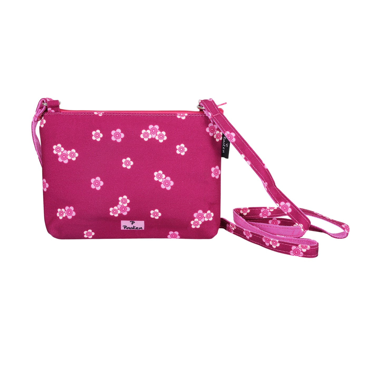 Blossom Crane Wanderer Crossbody Pouch