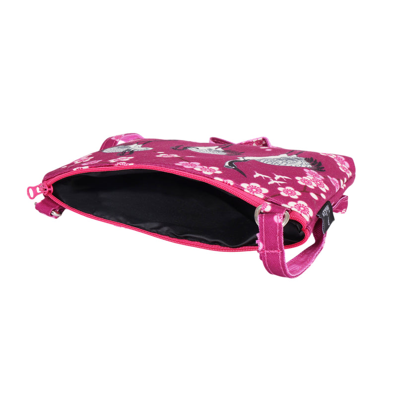 Blossom Crane Wanderer Sling Bag