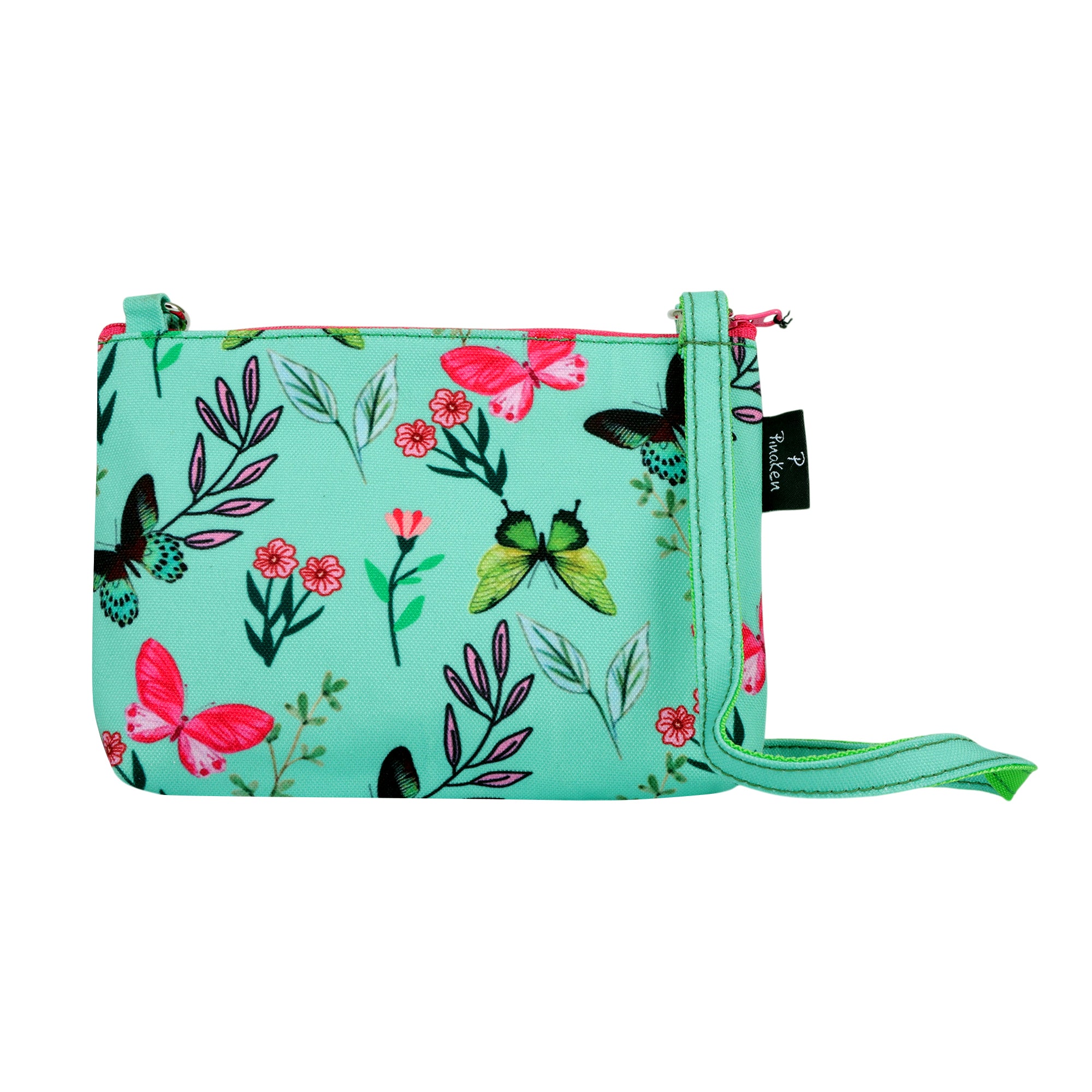 Mint Butterfly Meadow Sling Bag