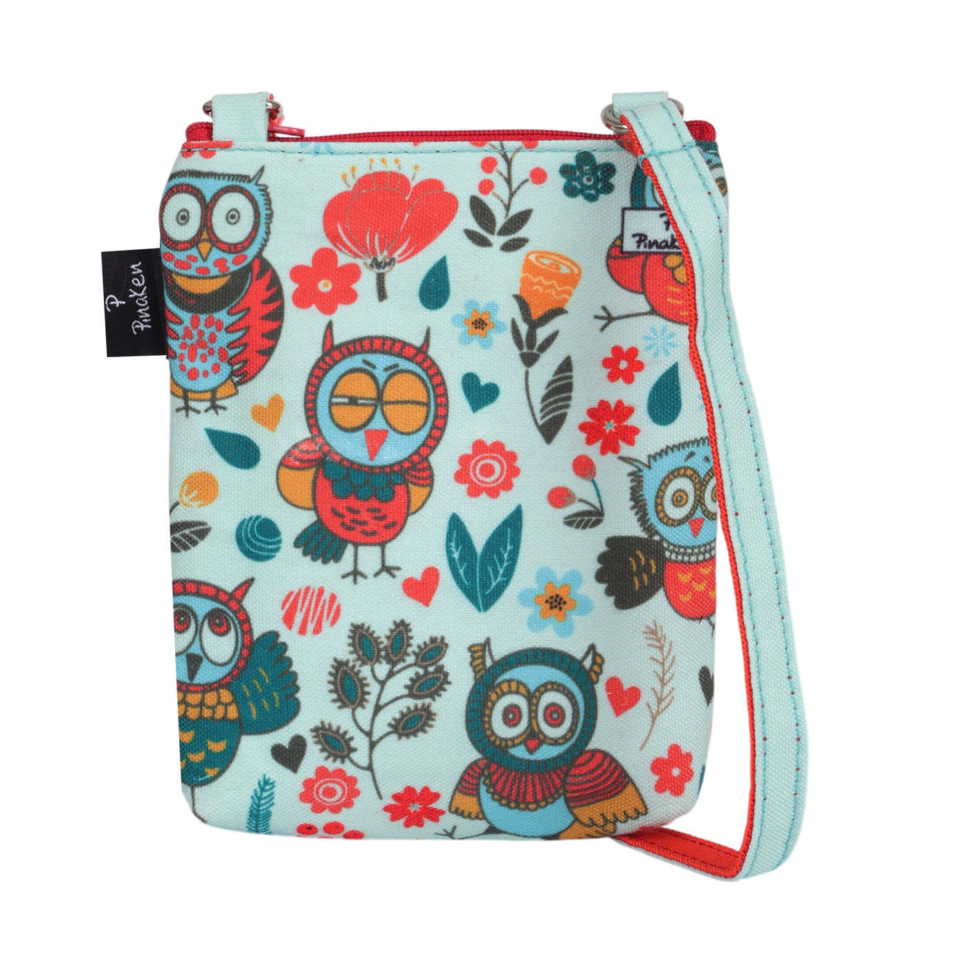 Whimsical Owl Garden Mini Sling Bag