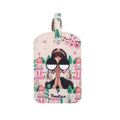 Elegant Namaste Lady Luggage Tag