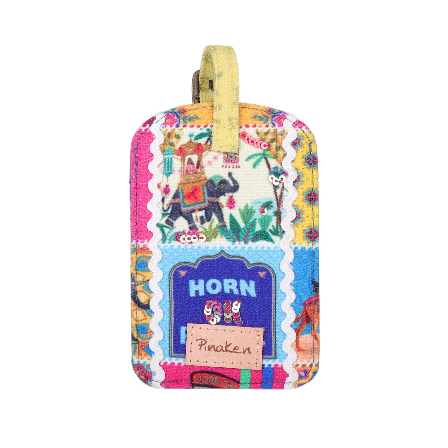 Indian Heritage Elephant Luggage Tag