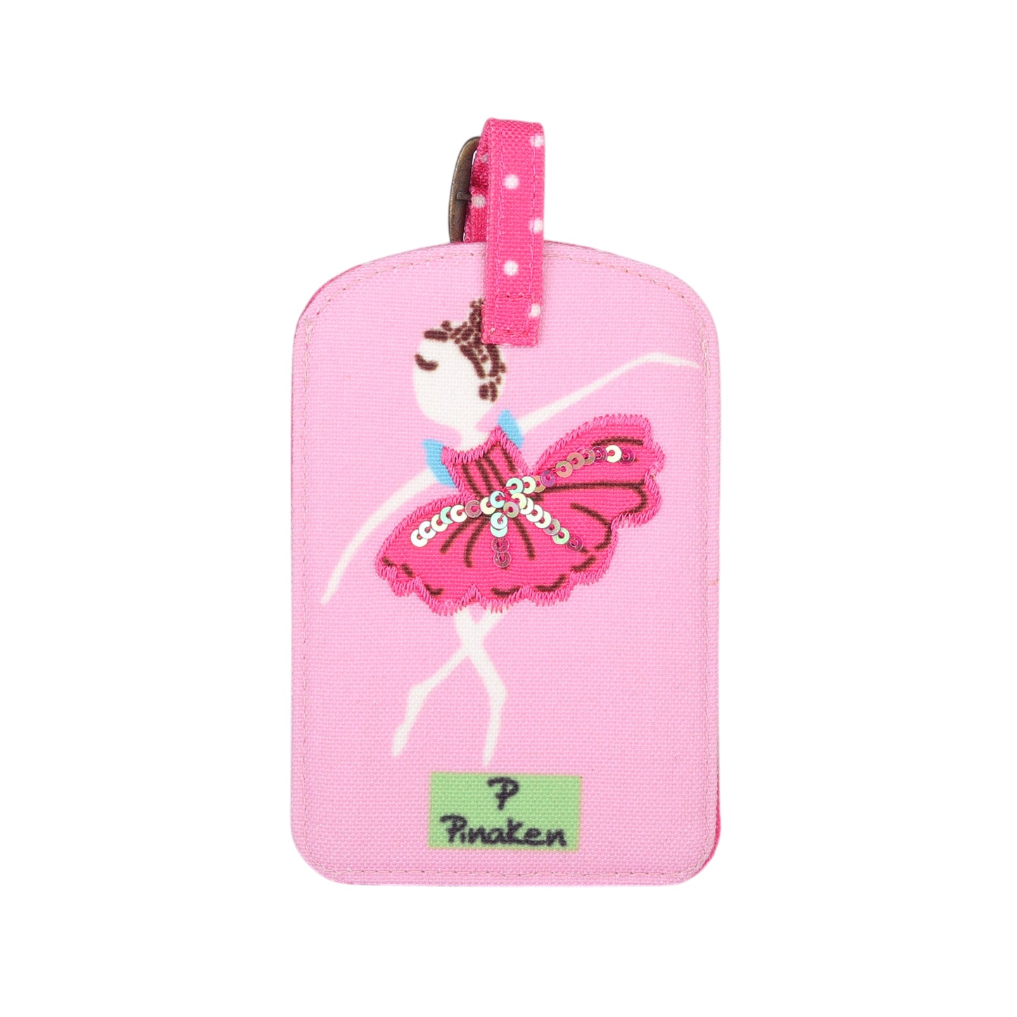 Pink Ballet Grace Luggage Tag