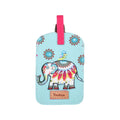 Festive Elephant Luggage Tag