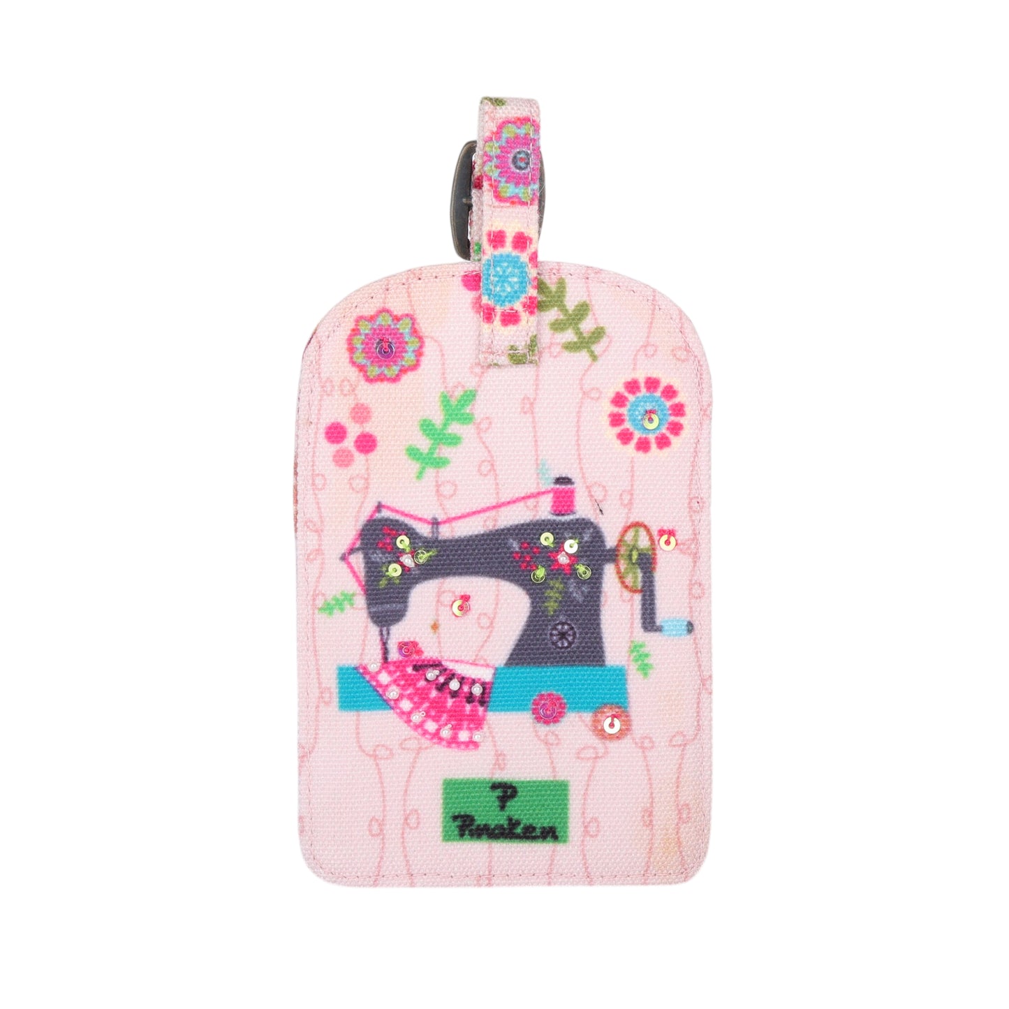 Vintage Sewing Studio Luggage Tag