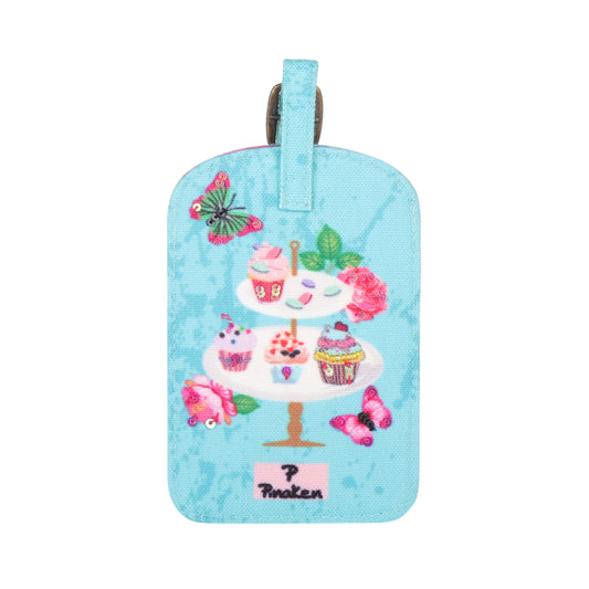 Cupcake Garden Party Luggage Tag