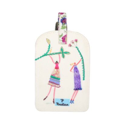 Spring Swing Luggage Tag
