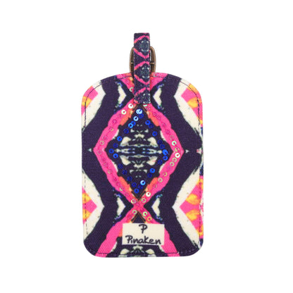 Midnight Kaleidoscope Luggage Tag