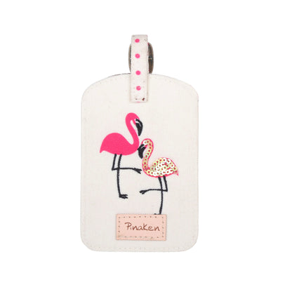 Pink Flamingo Luggage Tag