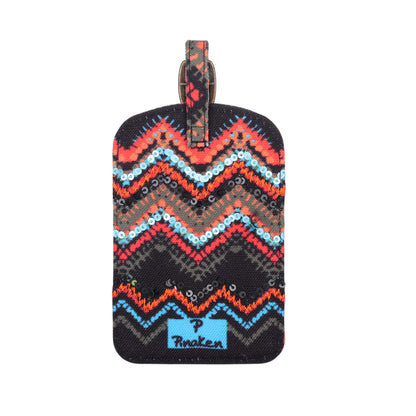 Tribal Chevron Luggage Tag
