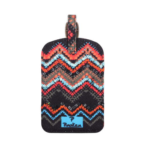 Tribal Chevron Luggage Tag