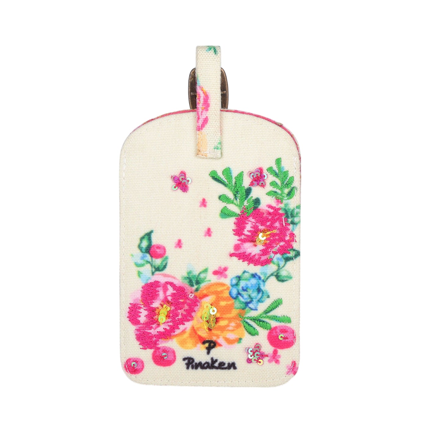 Pink Blossom Garden Luggage Tag