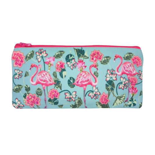Flamingo Garden Pencil Pouch