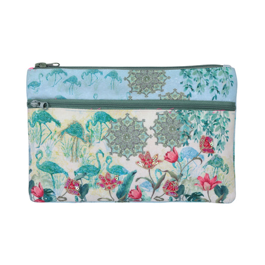 Flamingo Oasis Pencil Pouch