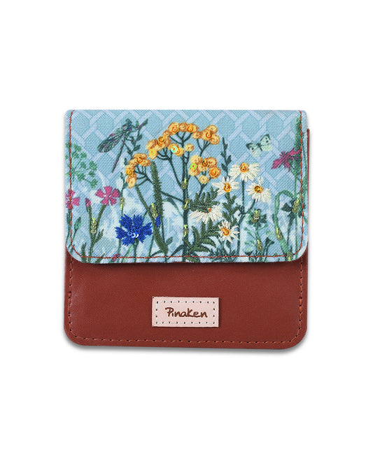 Sky Full Of Flowers  Flap Wallet