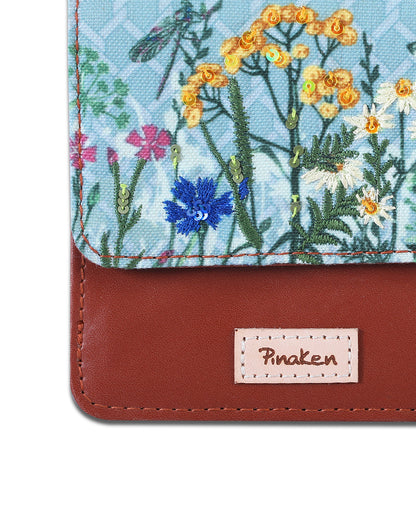 Sky Full Of Flowers  Flap Wallet