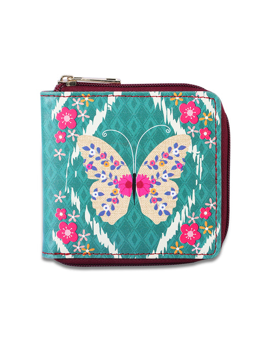 Winged Butterfly Vegan Leather Wallet