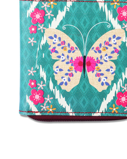 Winged Butterfly Vegan Leather Wallet